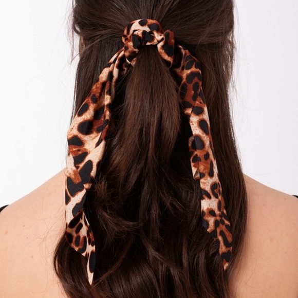 Accessories New Leopard Scrunchie Hair Scarf Poshmark